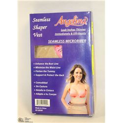 ANGEINA SEEMLESS SHAPER VEST S: BLACK 1X/2X