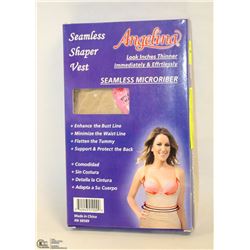 ANGEINA SEEMLESS SHAPER VEST S: BLACK 1X/2X