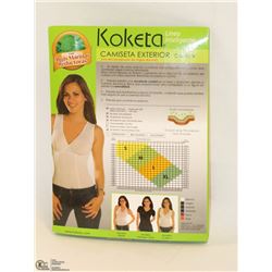 KOKETA SHAPING CAMISOLE SIZE LARGE BLACK