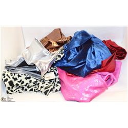 LOT OF 7 ASSORTED METALLIC LEGGINGS