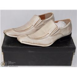 MENS DRESS SHOES PEARL/WHITE SIZE 7.5 BY TOP RANCH