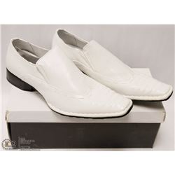 BRAVO! BRAND MENS LEATHER DRESS SHOES (SLIP ON)