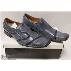 BRAVO! BRAND MENS LEATHER DRESS SHOES (SLIP ON)