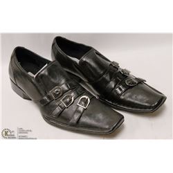 BRAVO! BRAND MENS LEATHER DRESS SHOES (SLIP ON)