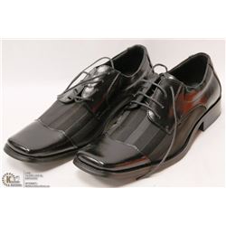 LEON BRAND MENS LACE UP LEATHER DRESS SHOES
