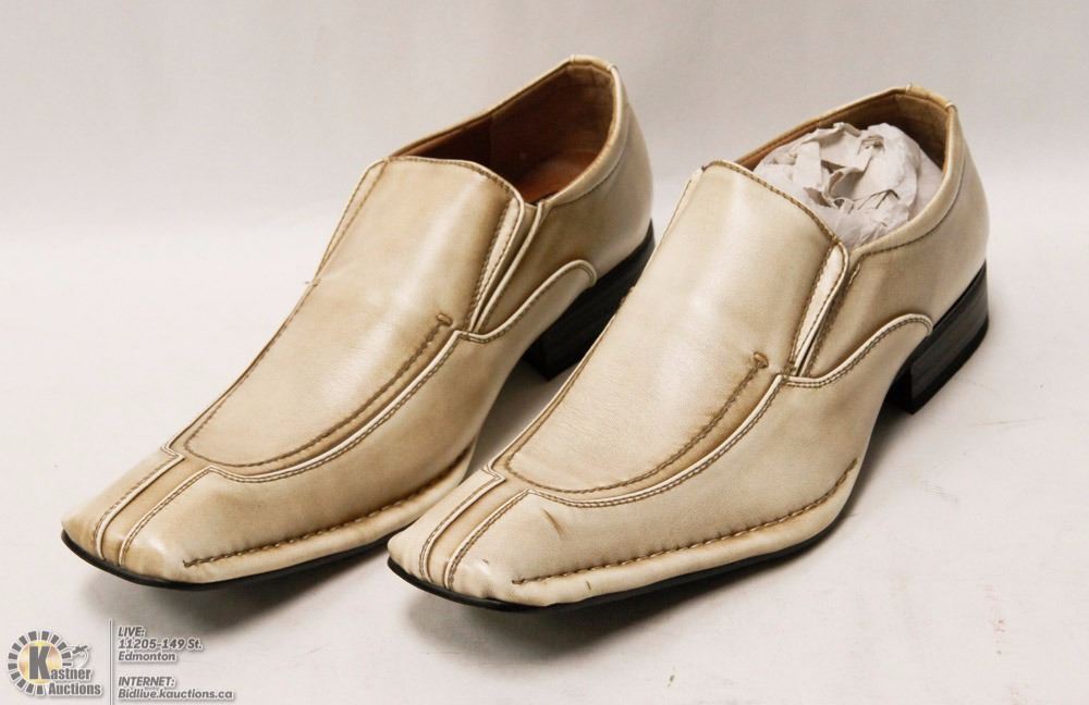 cream formal shoes