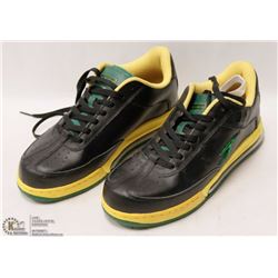 MENS BLACK/YELLOW LIGHT UP SNEAKERS SOLD AS IS M 9