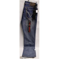 ROCK & ROLL DENIM JEANS 36/36 STRAIGHT CUT MENS