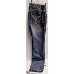 ROCK & ROLL DENIM JEANS 34/36 STRAIGHT CUT MENS