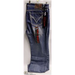 ROCK & ROLL DENIM JEANS 42/36 STRAIGHT CUT MENS