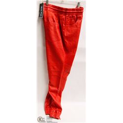 SMOKE RISE PLEATHER RED XLARGE MENS JOGGER STYLE