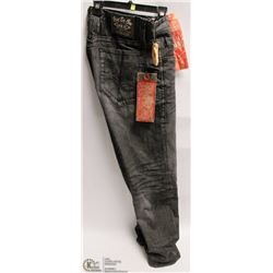 RIVET DE CRU DENIM JEANS 36/32 STRAIGHT LEG MENS