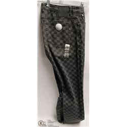 SOCIAL COLLISION JEANS 36/32 CHECK PATTERN