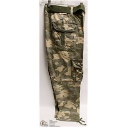 M SOCIETY JEANS 44/32 GREEN CARGO PANT MENS