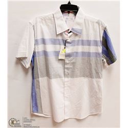 MENS SIZE XLARGE SHORT SLEEVED BUTTON DOWN