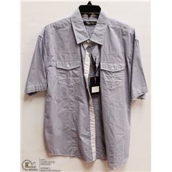 MENS SIZE 2 XLARGE SHORT SLEEVED BUTTON DOWN