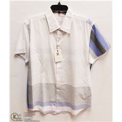 MENS SIZE XLARGE SHORT SLEEVED BUTTON DOWN
