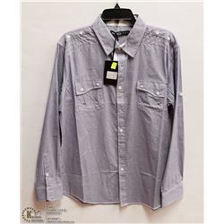 MENS SIZE XLARGE LONG SLEEVED BUTTON DOWN