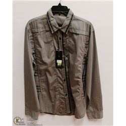MENS SIZE LARGE LONG SLEEVED BUTTON DOWN