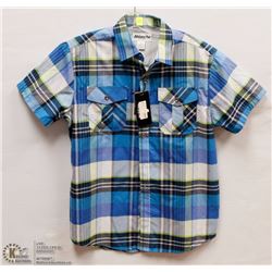 MENS SIZE MEDIUM SHORT SLEEVED BUTTON DOWN