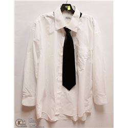 MENS SIZE 17.5, 34/35 LONG SLEEVED BUTTON DOWN