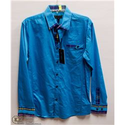 MENS SIZE SMALL LONG SLEEVED BUTTON DOWN