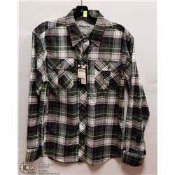 MENS SIZE MEDIUM LONG SLEEVED BUTTON DOWN