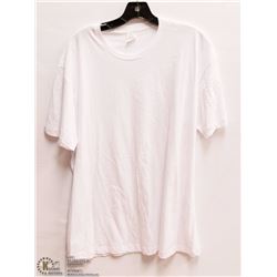 MENS SIZE 2 XLARGE PLAIN WHITE T-SHIRT