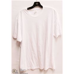 MENS SIZE 2 XLARGE PLAIN WHITE T-SHIRT