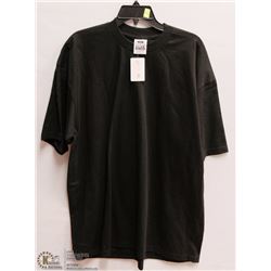 MENS SIZE 2 XLARGE BLACK T-SHIRT BAGGY SLEEVE