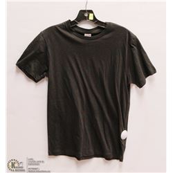 MENS SIZE SMALL COTTON FABRIC BLACK T-SHIRT