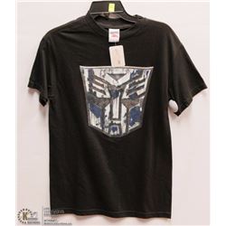 MENS SIZE SMALL TRANSFORMERS BLACK T-SHIRT