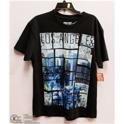 MENS SIZE LARGE LOS ANGELES GRAPHIC BLACK