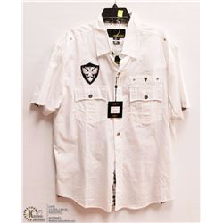 MENS SIZE XLARGE BUTTON DOWN SHIRT WITH MATCHING