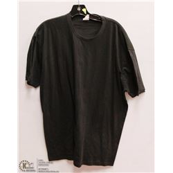 MENS SIZE 2 XLARGE SOFT BLACK T-SHIRT