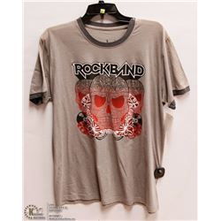 MENS SIZE SMALL ROCKBAND GREY T-SHIRT