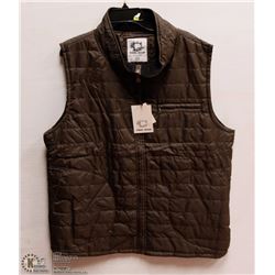 MENS SIZE LARGE ATHLETIC BROWN VEST