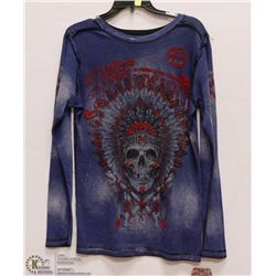 MENS SIZE SMALL LONG SLEEVED KNIT TEXTURED