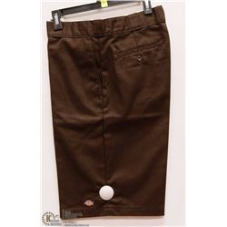 MENS SIZE 32 DICKIES BRAND BLACK DRESS SHORTS