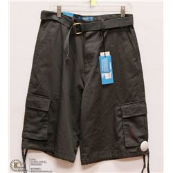 MENS SIZE 32 CHARCOAL GREY CARGO SHORTS