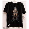 Image 1 : MENS SIZE MEDIUM CORD BOARD ROBOT BLACK T-SHIRT