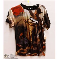 MENS SIZE SMALL ITALIAN VINTAGE GRAPHIC T-SHIRT