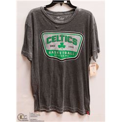 MENS SIZE MEDIUM BOSTON CELTIC HEATHERED GREY