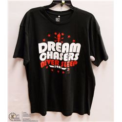 MENS SIZE 2 XLARGE DREAM CHASERS NEVER SLEEP RETRO