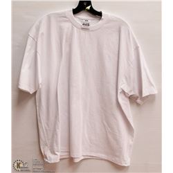 MENS SIZE 2 XLARGE WHITE T-SHIRT LOOSE FIT SLEEVES