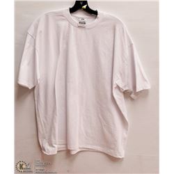 MENS SIZE 2 XLARGE WHITE T-SHIRT LOOSE FIT SLEEVES
