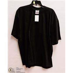 MENS SIZE 2 XLARGE BLACK T-SHIRT LOOSE FIT SLEEVES