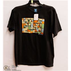 MENS SIZE MEDIUM VOX PICASSO STYLE BLACK T SHIRT