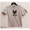 Image 1 : MENS SIZE SMALL VOX LOGO GREY T-SHIRT
