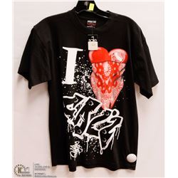 MENS SIZE XSMALL HOSSTEE GRAPHIC BLACK